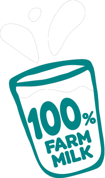 100% farm milk